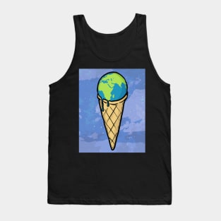 The world is melting Tank Top